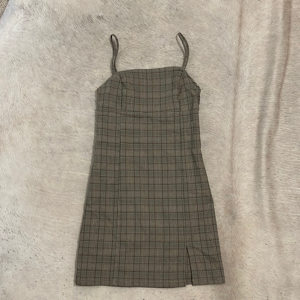 Plaid dress from Garage. Size XS